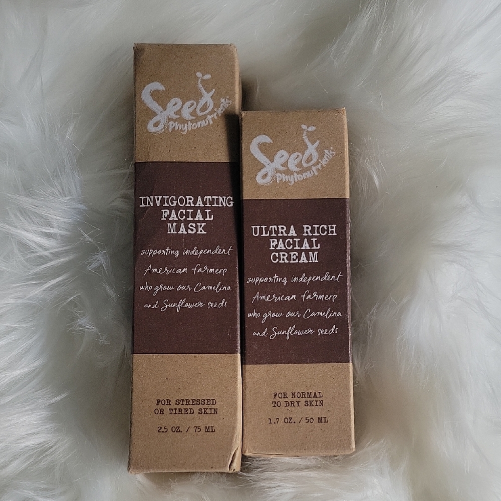 Seed Phytonutrients Facial Mask and Cream Set